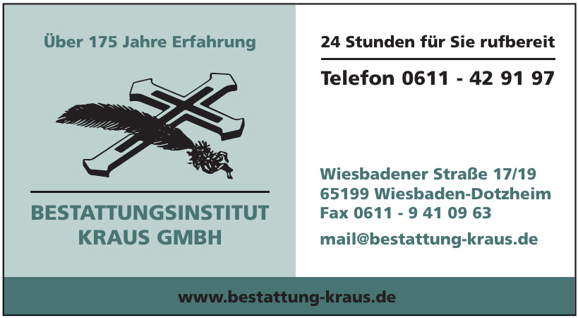 Bestattungsinstitut Kraus GmbH