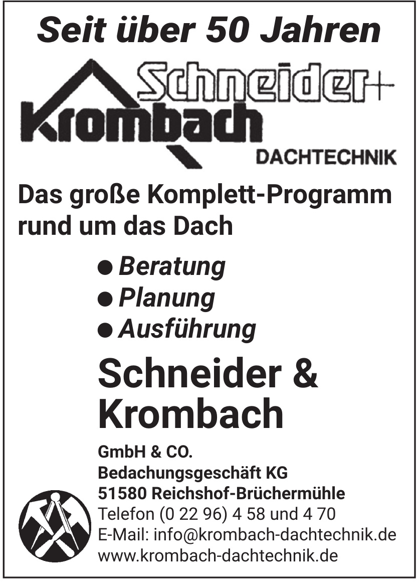 Schneider & Krombach GmbH & Co. Bedachungsgeschäft KG