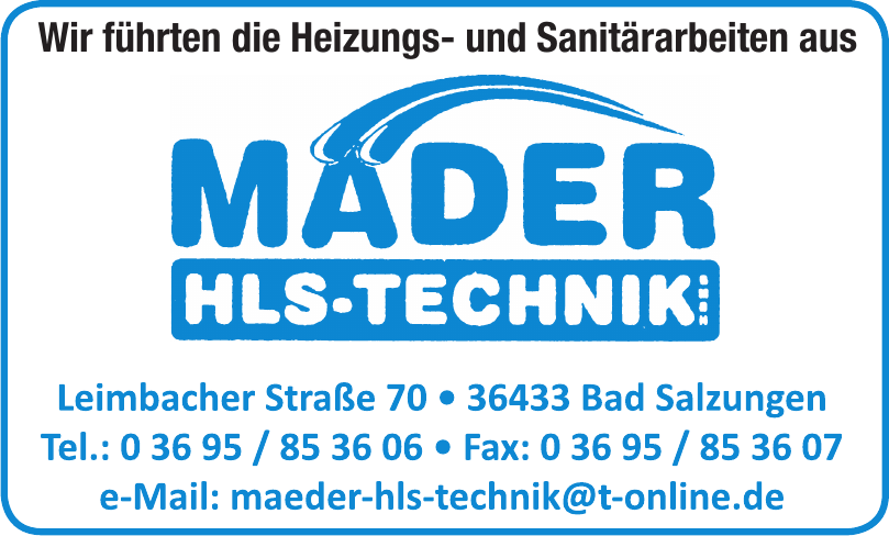 Mäder HLS Technik GmbH Mäder HLS Technik GmbH