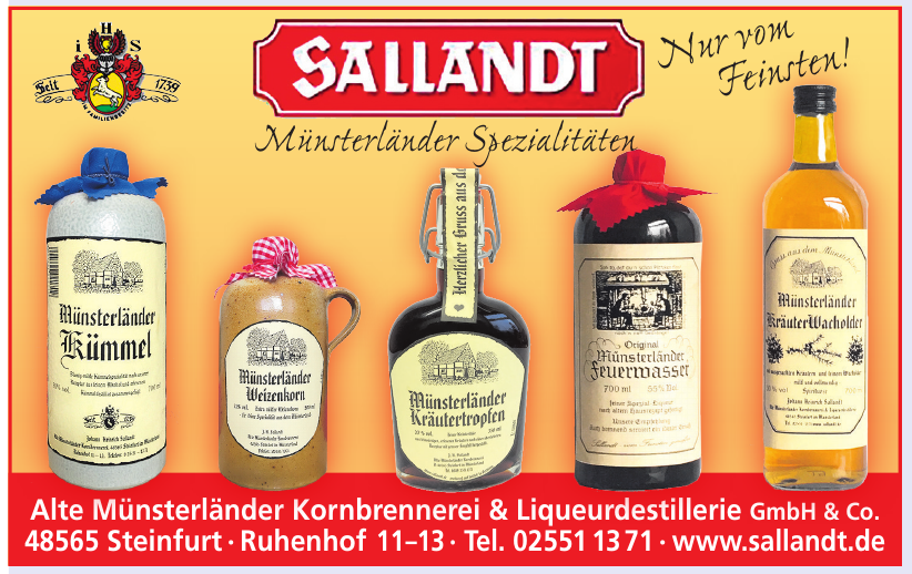 Alte Münsterländer Kornbrennerei & Liqueurdistillerie GmbH & Co. Alte Münsterländer Kornbrennerei & Liqueurdistillerie GmbH & Co.