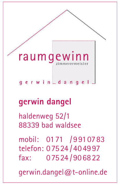 Gerwin Dangel Gerwin Dangel