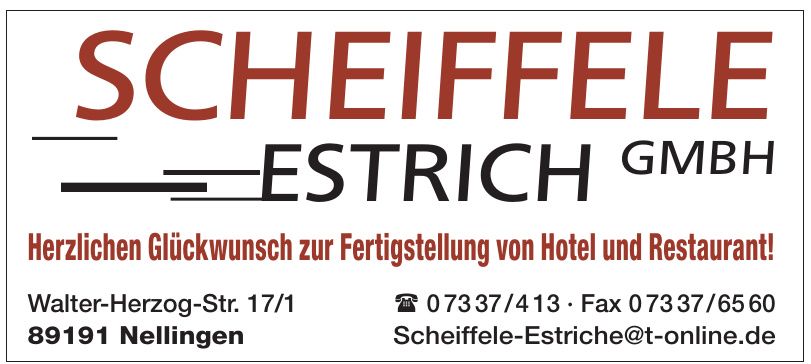 Scheiffele Estrich GmbH Scheiffele Estrich GmbH