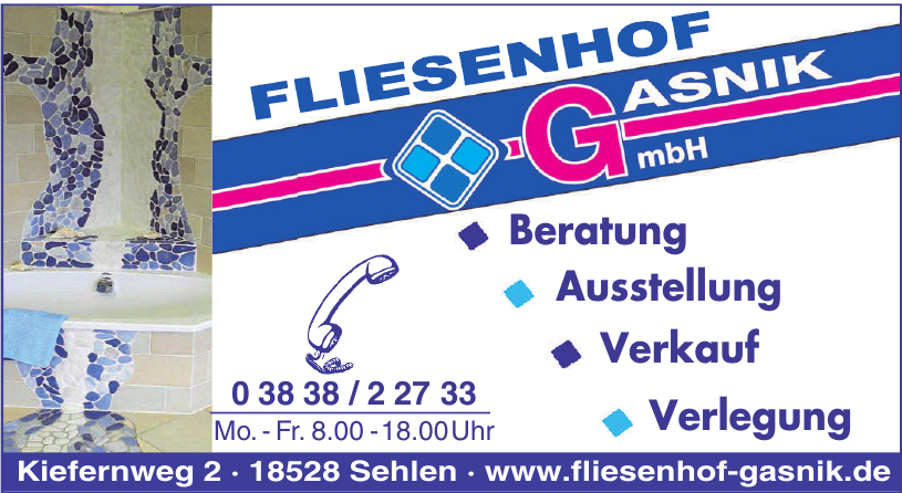 Fliesenhof Gasnik GmbH Fliesenhof Gasnik GmbH
