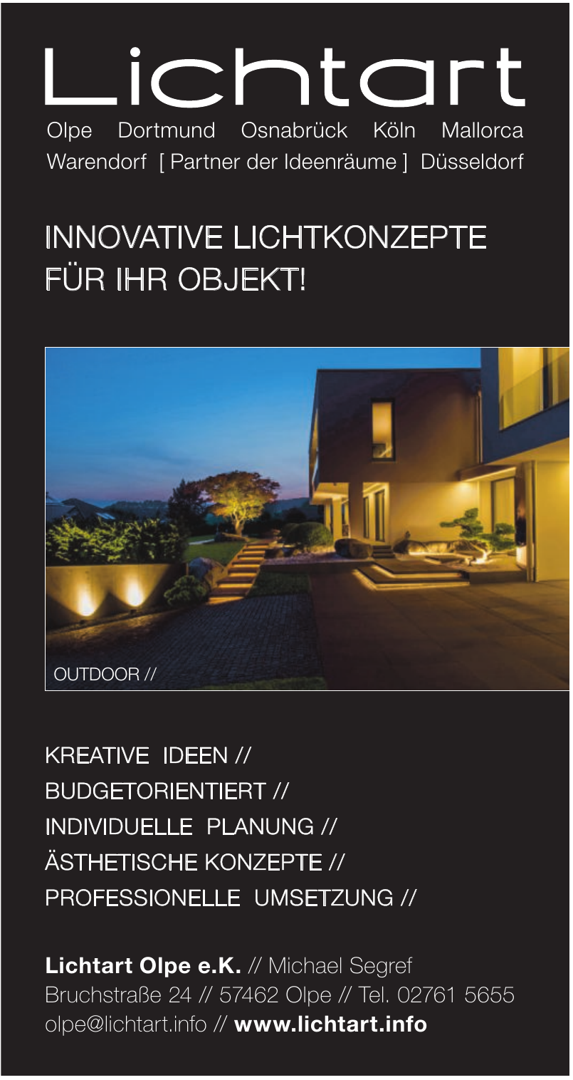 Lichtart Olpe e.K. Lichtart Olpe e.K.