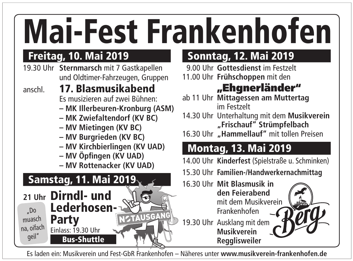 Musikverein Frankenhofen e.V. Musikverein Frankenhofen e.V.