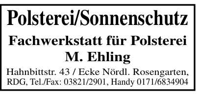 M. Ehling M. Ehling