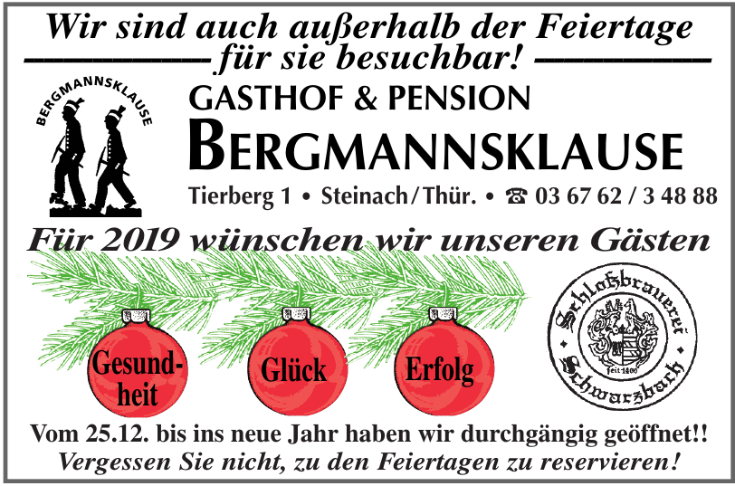 Gasthof & Pension Bergmannsklause Gasthof & Pension Bergmannsklause