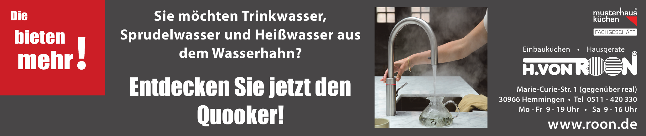 H. von Roon Elektro-Hausgeräte, Einbauküchen, Kundendienst H. von Roon Elektro-Hausgeräte, Einbauküchen, Kundendienst