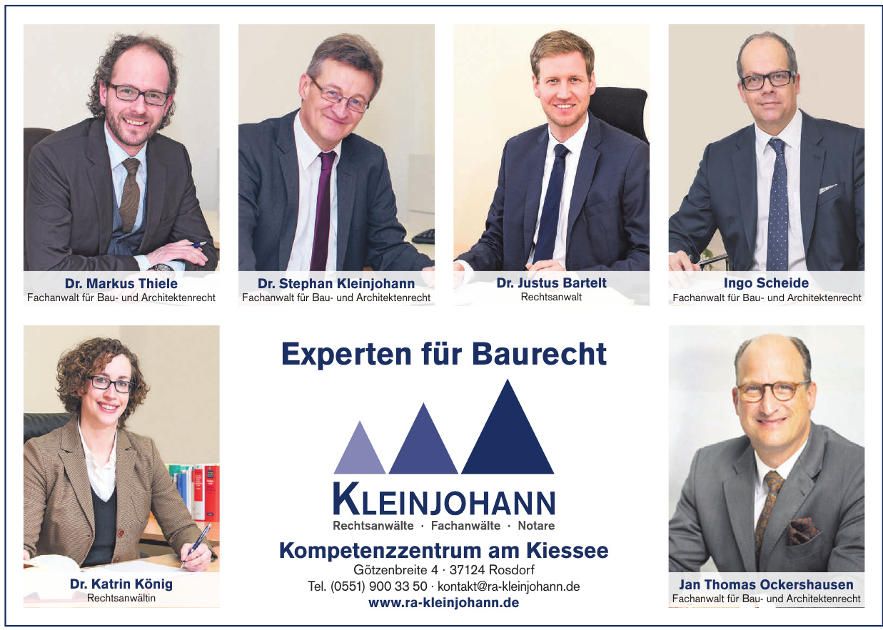 Kanzlei Dr. Stephan Kleinjohann, Dr. Dietmar Buschhaus, Dr. Jörg Rösing, Dr. Markus Thiele