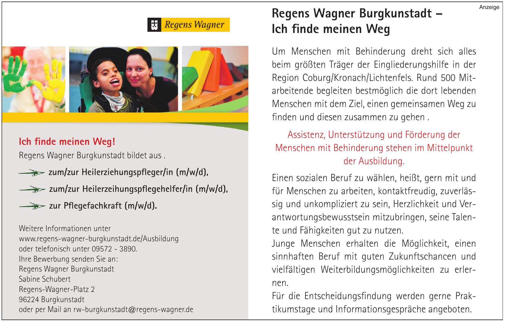Regens Wagner Burgkunstadt Regens Wagner Burgkunstadt