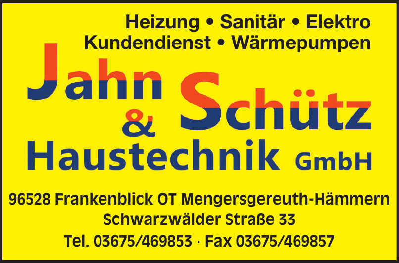 Jahn & Schütz Haustechnik GmbH Jahn & Schütz Haustechnik GmbH