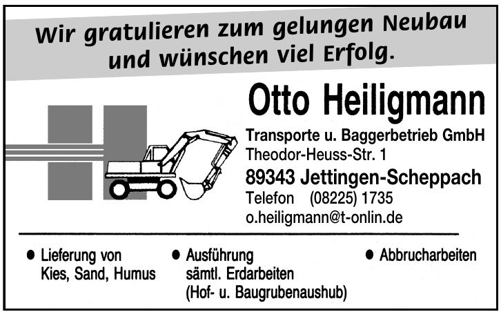 Otto Heiligmann Transporte u. Baggerbetrieb GmbH