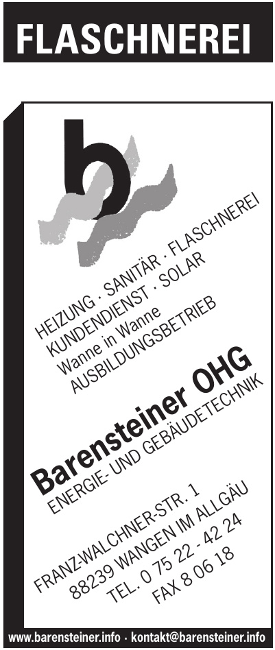 Barensteiner Energie- und Gebäudetechnik Barensteiner Energie- und Gebäudetechnik