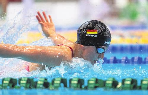 Pauline Opitz gehört zu den großen Schwimmtalenten. Ihr Ziel: die nächsten Deaflympics. FOTO: TILO WIEDENSOHLER / IMAGO Pauline Opitz gehört zu den großen Schwimmtalenten. Ihr Ziel: die nächsten Deaflympics. FOTO: TILO WIEDENSOHLER / IMAGO