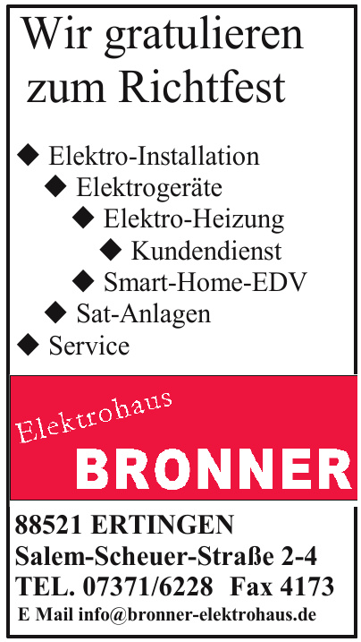 Elektrohaus Bronner Elektrohaus Bronner