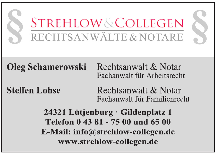 Strehlow & Collegen - Rechtsanwälte und Notare