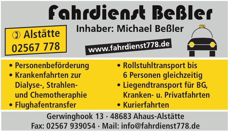Fahrdienst Beßler Fahrdienst Beßler