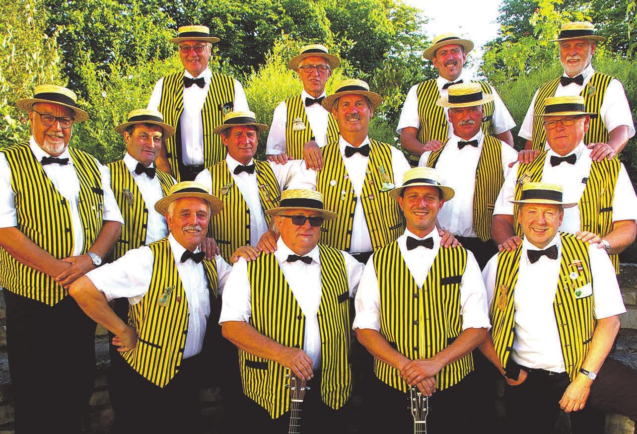 Die „Kreischsägen“ versprechen schwungvolle Musik. Die „Kreischsägen“ versprechen schwungvolle Musik.