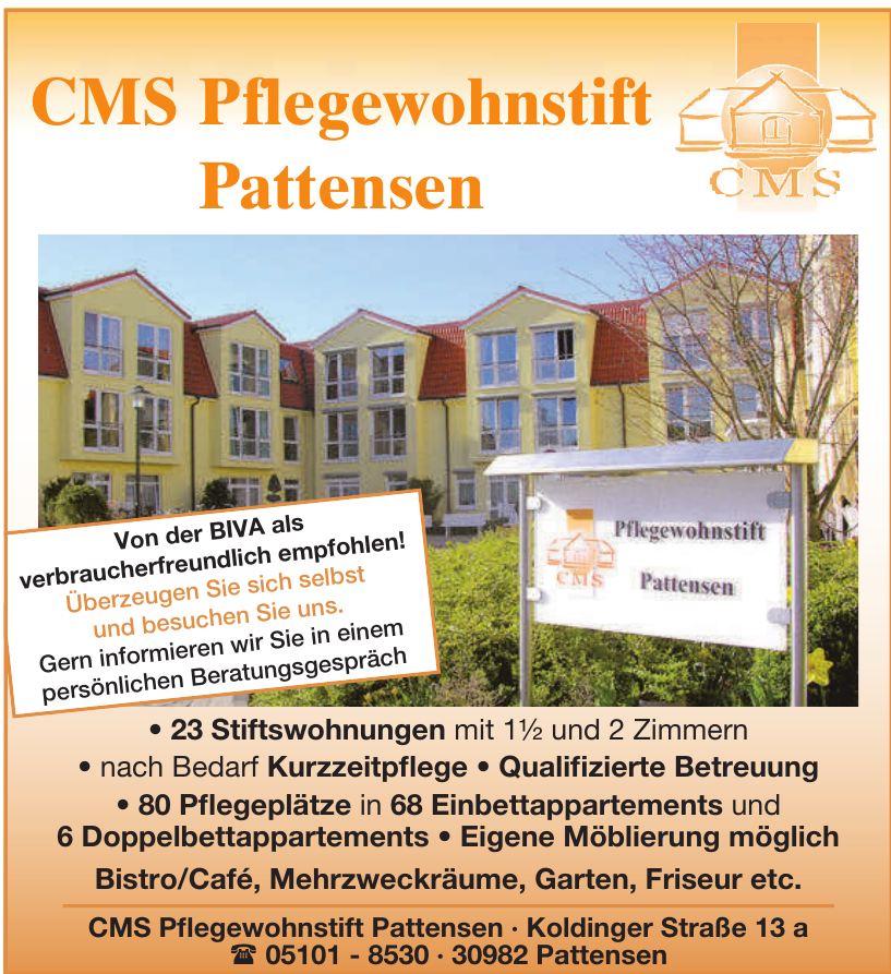 CMS Pflegewohnstift Pattensen CMS Pflegewohnstift Pattensen