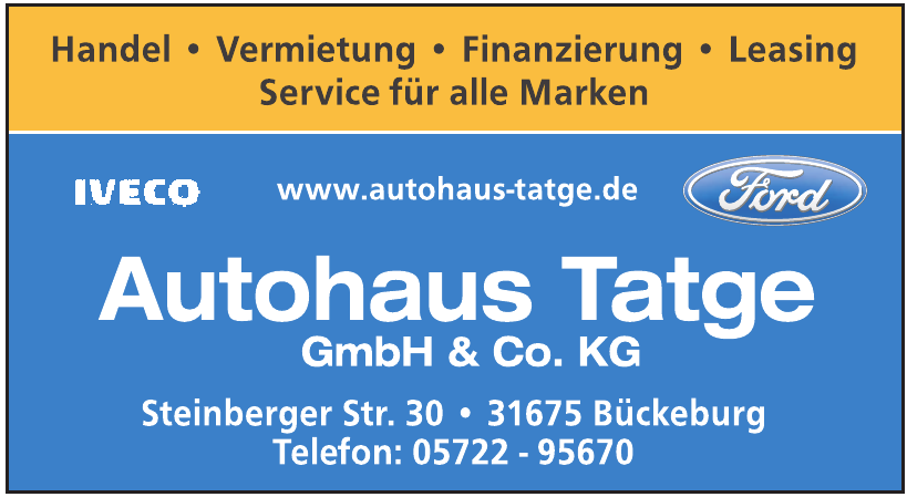 Autohaus Tatge GmbH & Co. KG