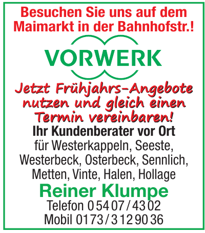 Reiner Klumpe-Vorwerk Reiner Klumpe-Vorwerk