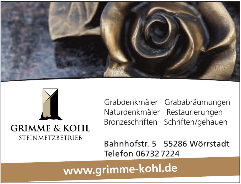 Grimme & Kohl Steinmetzbetrieb