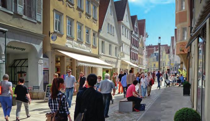 ... und die Fußgängerzone in der Wilhelmstraße. Foto: Andreas Böhm ... und die Fußgängerzone in der Wilhelmstraße. Foto: Andreas Böhm