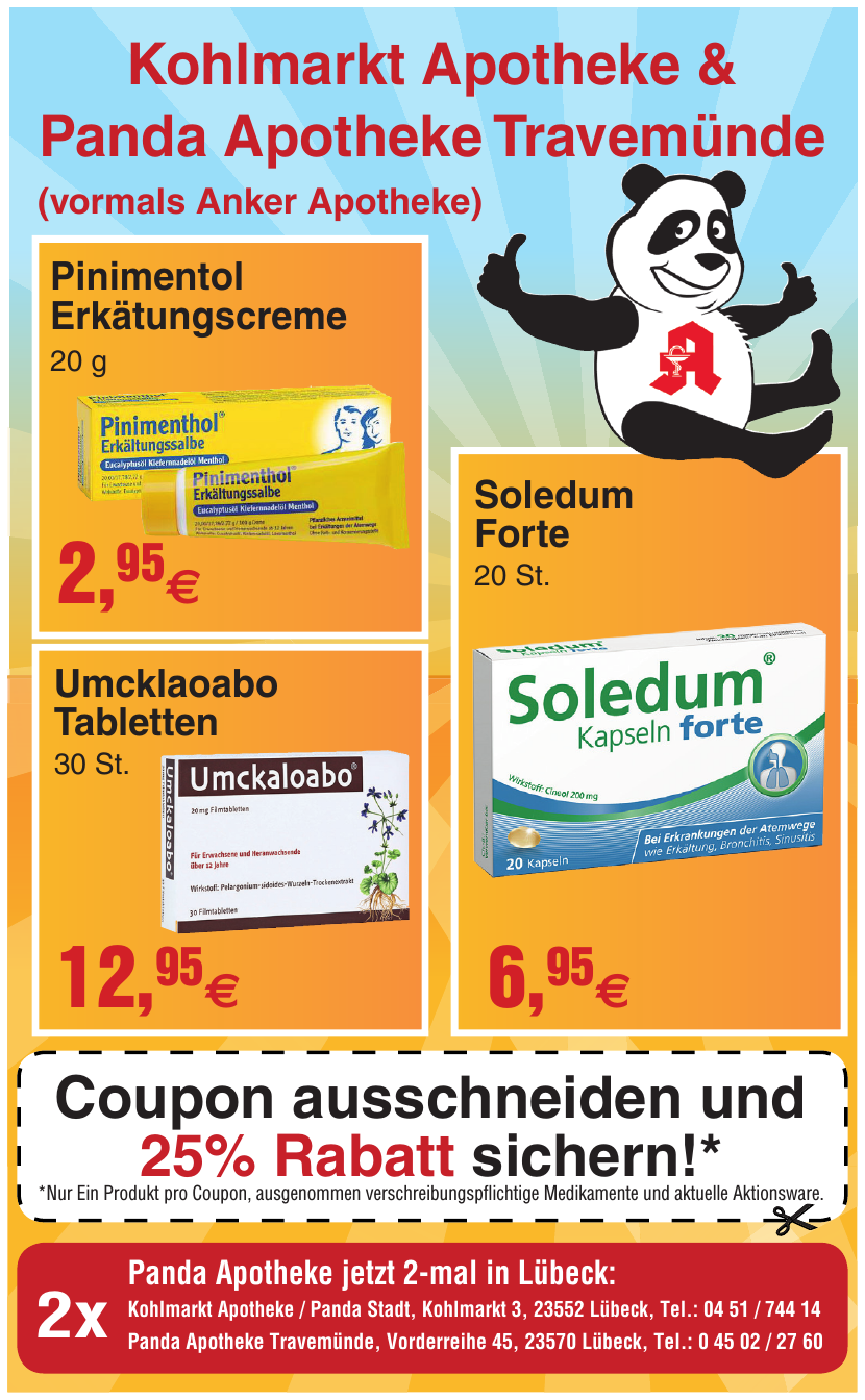 Kohlmarkt Apotheke & Panda Apotheke Travemünde Kohlmarkt Apotheke & Panda Apotheke Travemünde