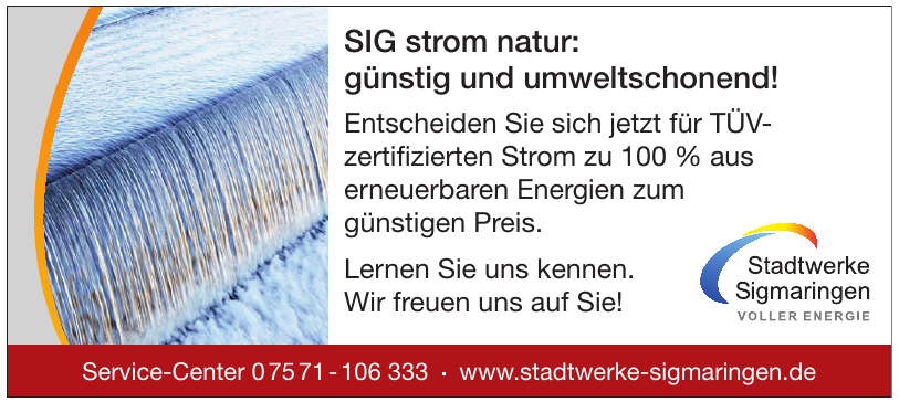 Stadtwerke Sigmaringen Stadtwerke Sigmaringen