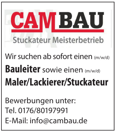 CAMBAU Stuckateur Meisterbetrieb