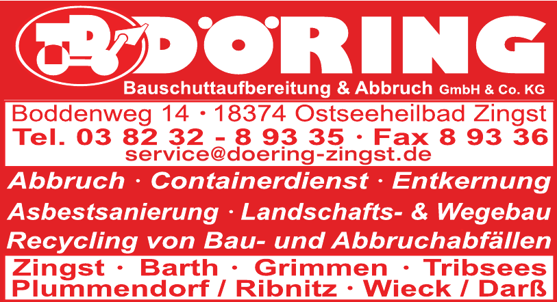 DÖRING Bauschuttaufbereitung & Abbruch GmbH & Co. KG DÖRING Bauschuttaufbereitung & Abbruch GmbH & Co. KG