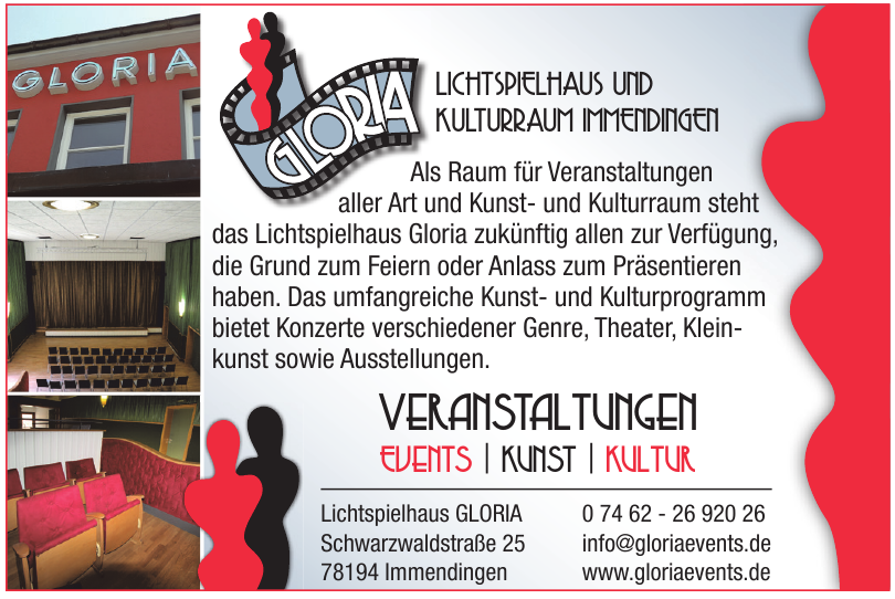 Lichtspielhaus GLORIA Lichtspielhaus GLORIA