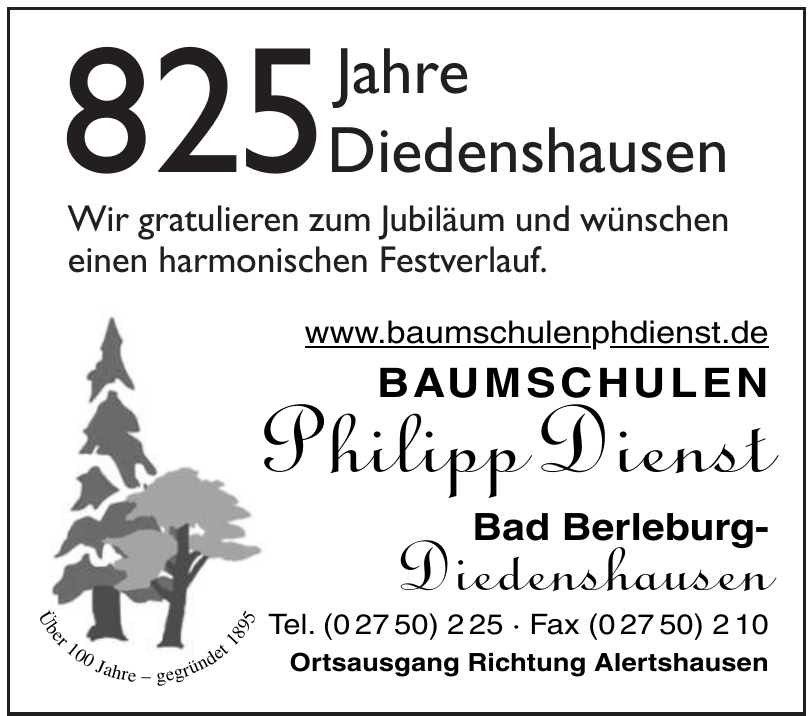 Baumschulen Philipp Dienst Baumschulen Philipp Dienst