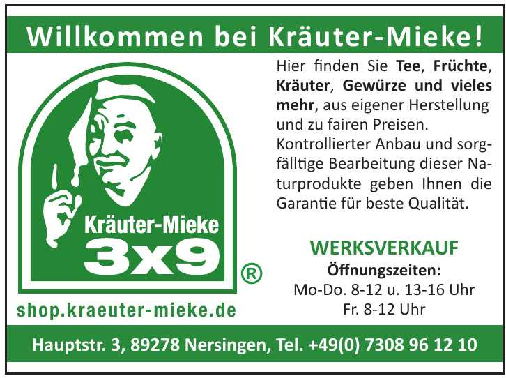 Kräuter-Mieke 3x9