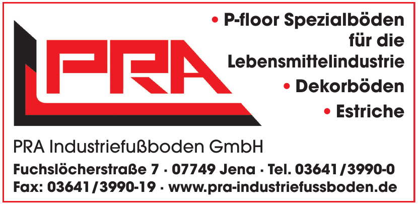 PRA Industriefußboden GmbH PRA Industriefußboden GmbH