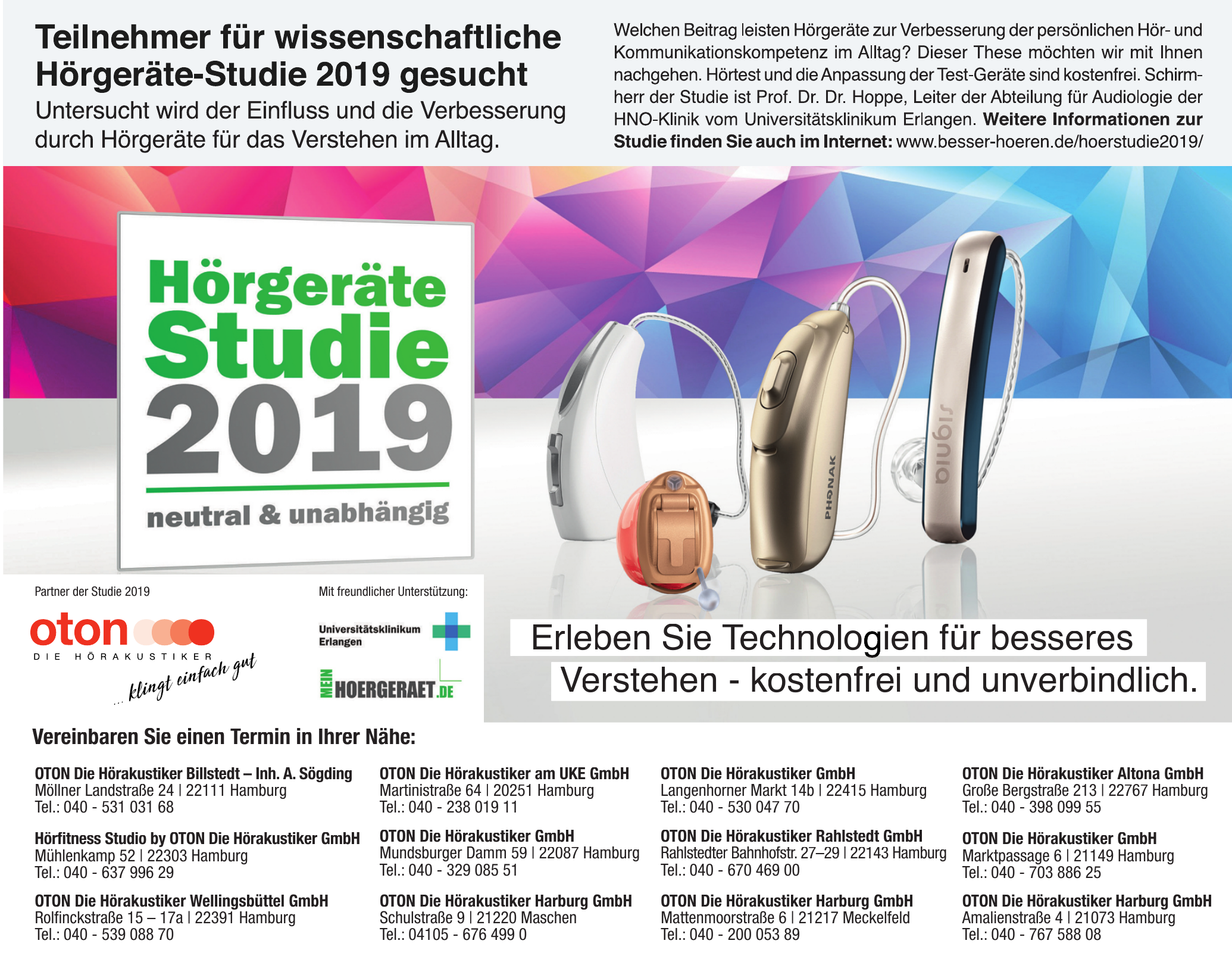 OTON Die Hörakustiker Billstedt OTON Die Hörakustiker Billstedt