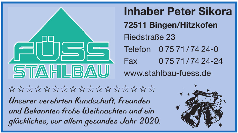 Füss Stahlbau Füss Stahlbau