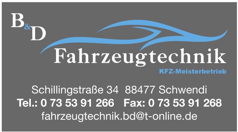 B&D Fahrzeugtechnik Gbr B&D Fahrzeugtechnik Gbr