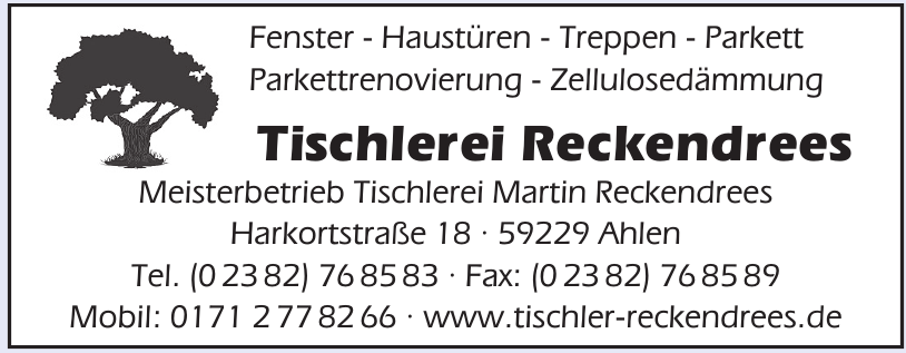 Tischlerei Reckendrees Tischlerei Reckendrees