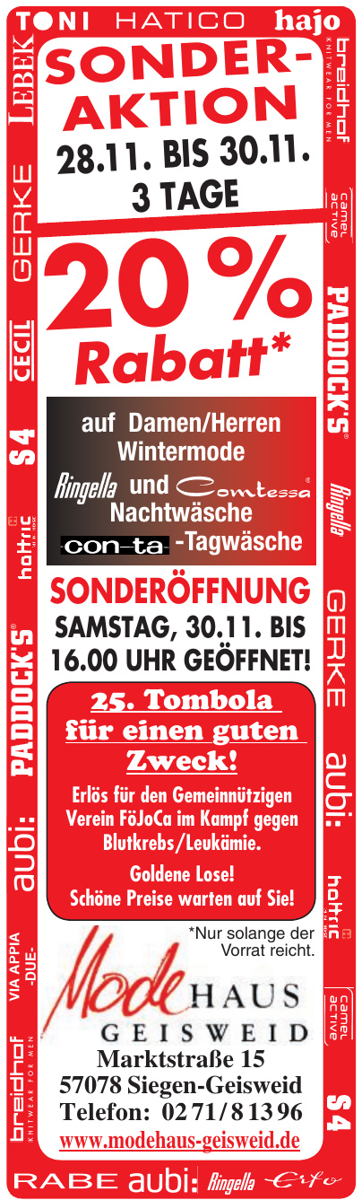Modehaus Geisweid Modehaus Geisweid