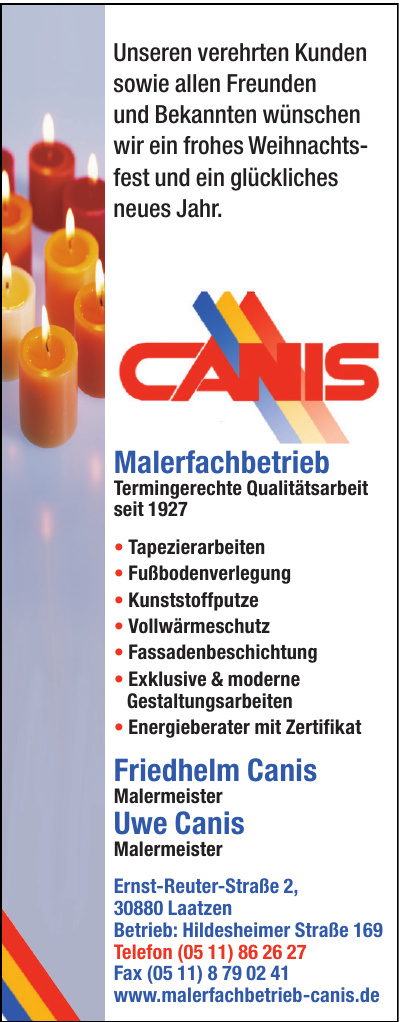 Friedhelm Canis GmbH Malermeister