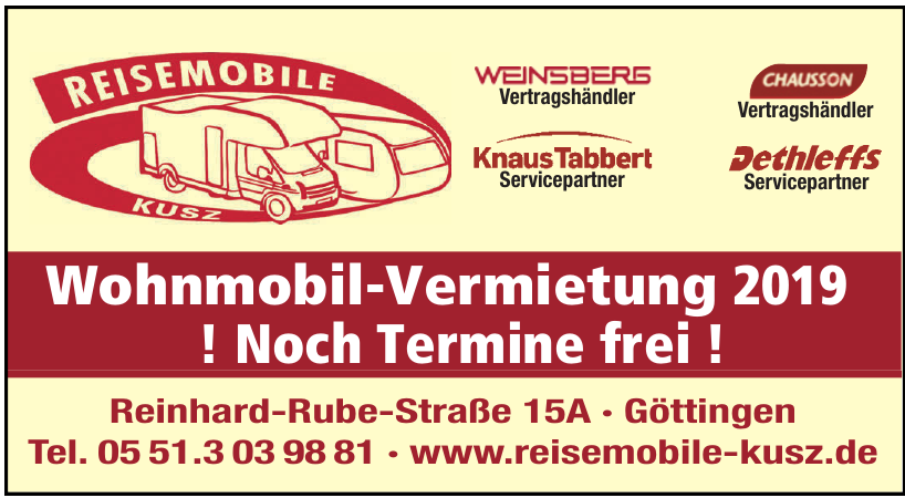 Reisemobile Kusz Reisemobile Kusz