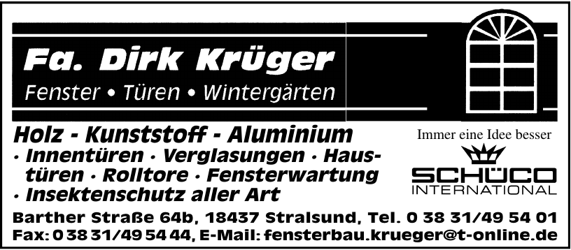 Fa. Dirk Krüger Fa. Dirk Krüger