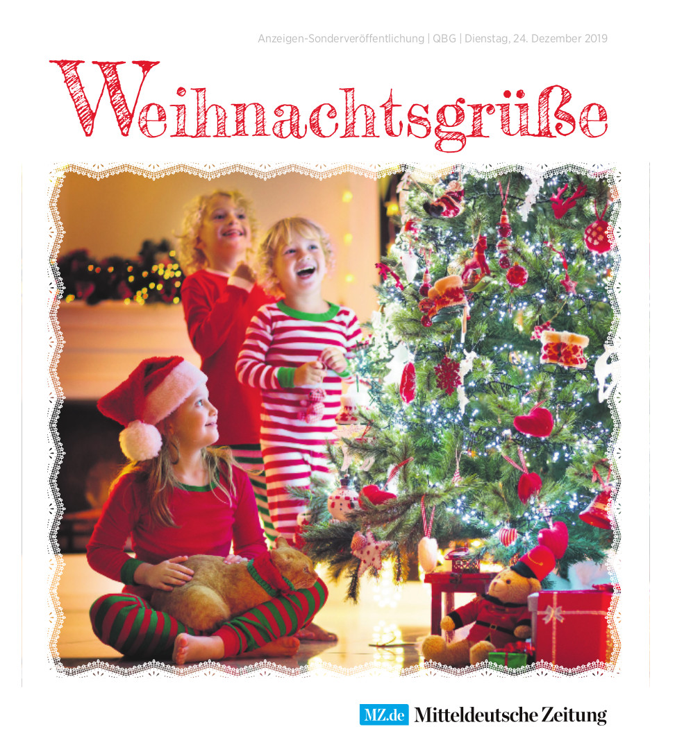 Sonderthemen - Weihnachtsgrüße I. - Mitteldeutsche Zeitung