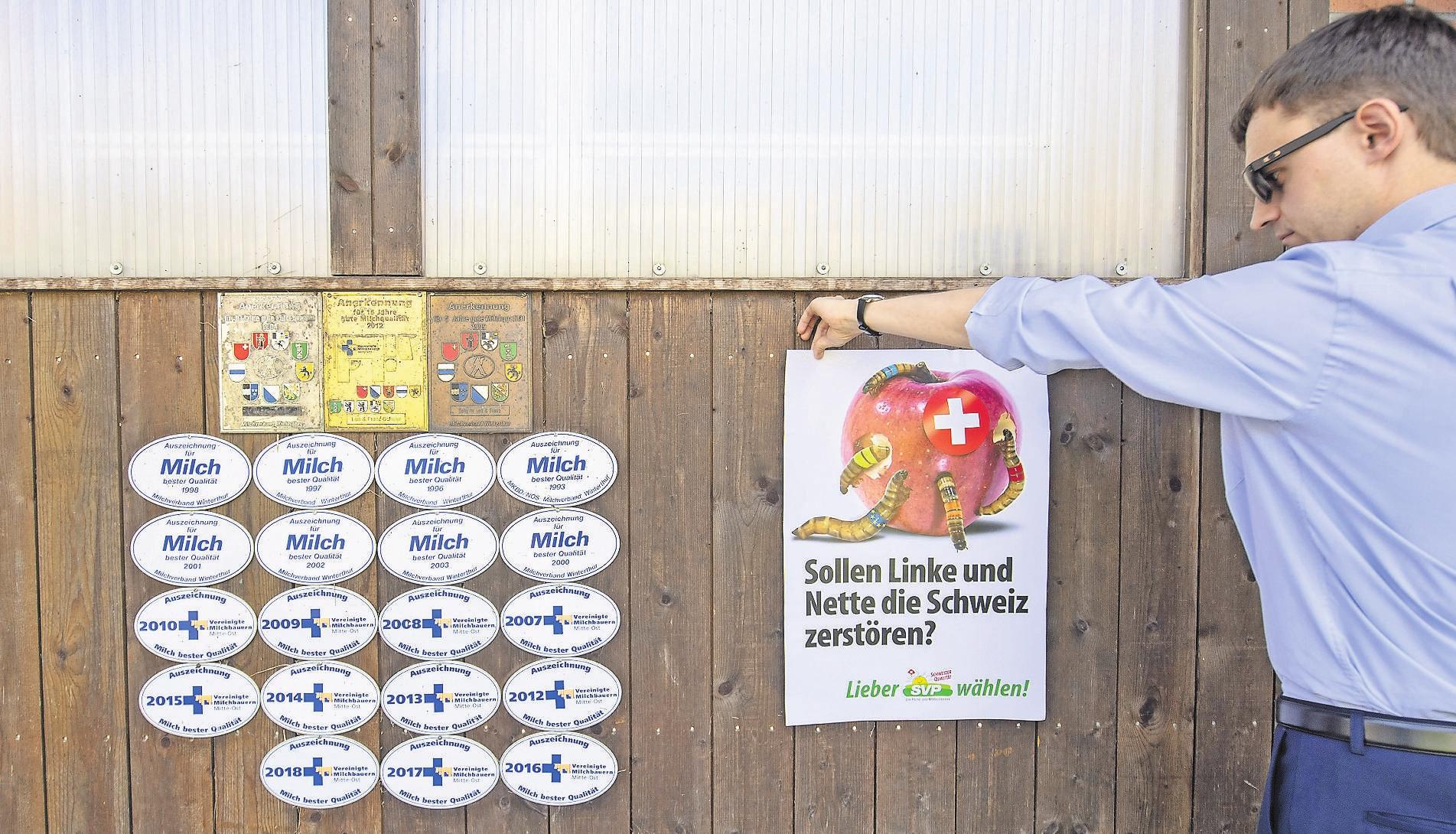 Weil der langjährige Fraktionschef Adrian Amstutz abtritt, fehlt der Berner SVP ein wichtiges Zugpferd für ihre Kampagne. Bild: Urs Flueeler/Keystone (Sattel, 31. August 2019)