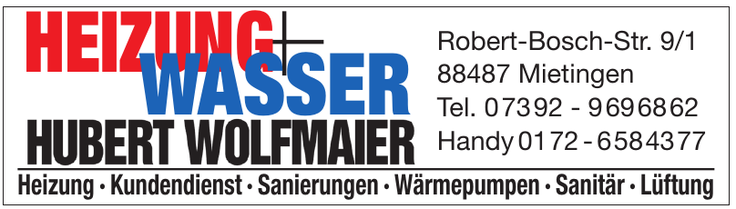 Hubert Wolfmaier Hubert Wolfmaier