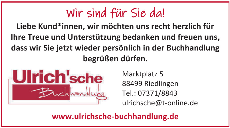 Ulrich´sche Buchhandlung Ulrich´sche Buchhandlung