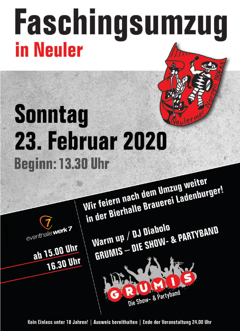 Faschingsumzug in Neuler Faschingsumzug in Neuler