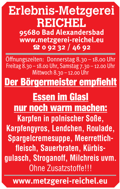 Erlebnis-Metzgerei Reichel Erlebnis-Metzgerei Reichel
