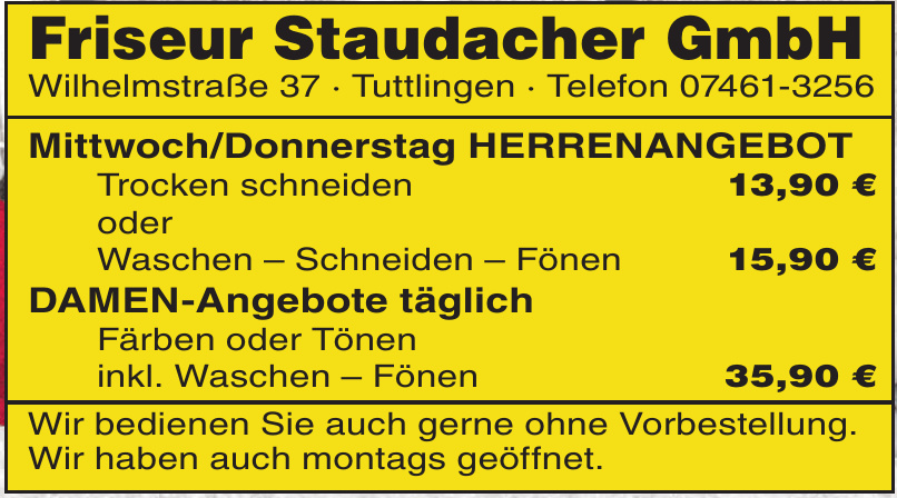 Friseur Staudacher GmbH Friseur Staudacher GmbH